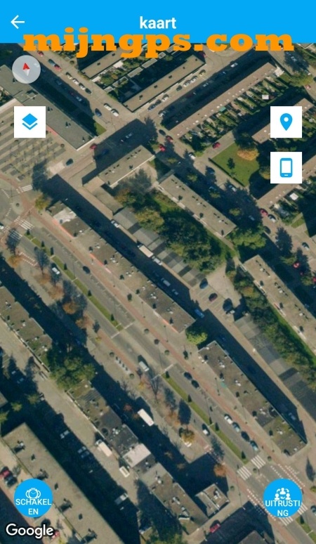 setracker account kaart instellen app