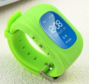 Q50 gps smartwatch horloge groen