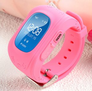 kinderhorloge met GPS roze