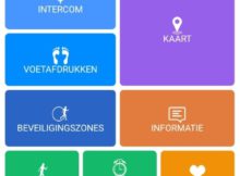 setracker menu handleiding app settings