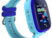 Df25 Telefoon Horloge GPS Tracker blauw