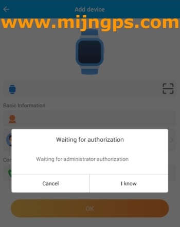 autorisatie registratie setracker account voor nieuwe gebruiker