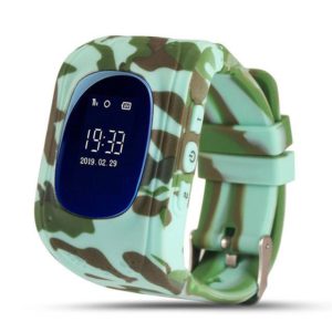 Stoer camouflage GPS horloge Camo kids watch SOS LED v2